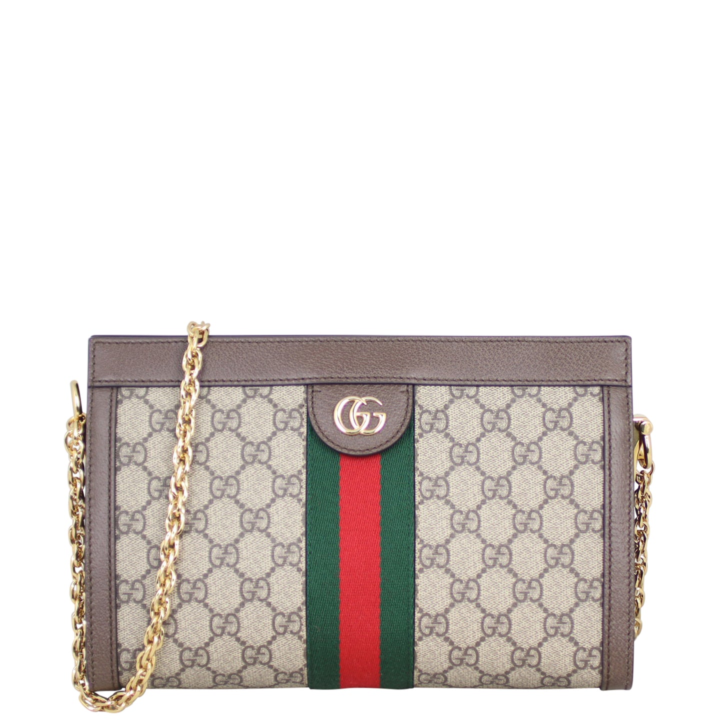 Gucci GG Supreme Ophidia Small Shoulder Bag Front
