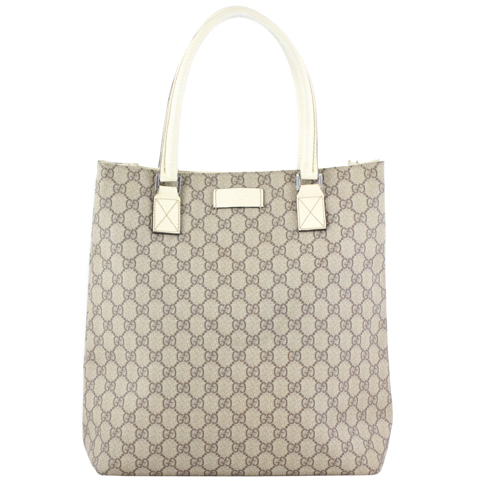 Gucci GG Supreme Tote Large Front