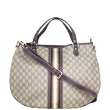 Gucci GG Supreme Retro Web Two Way Tote Front