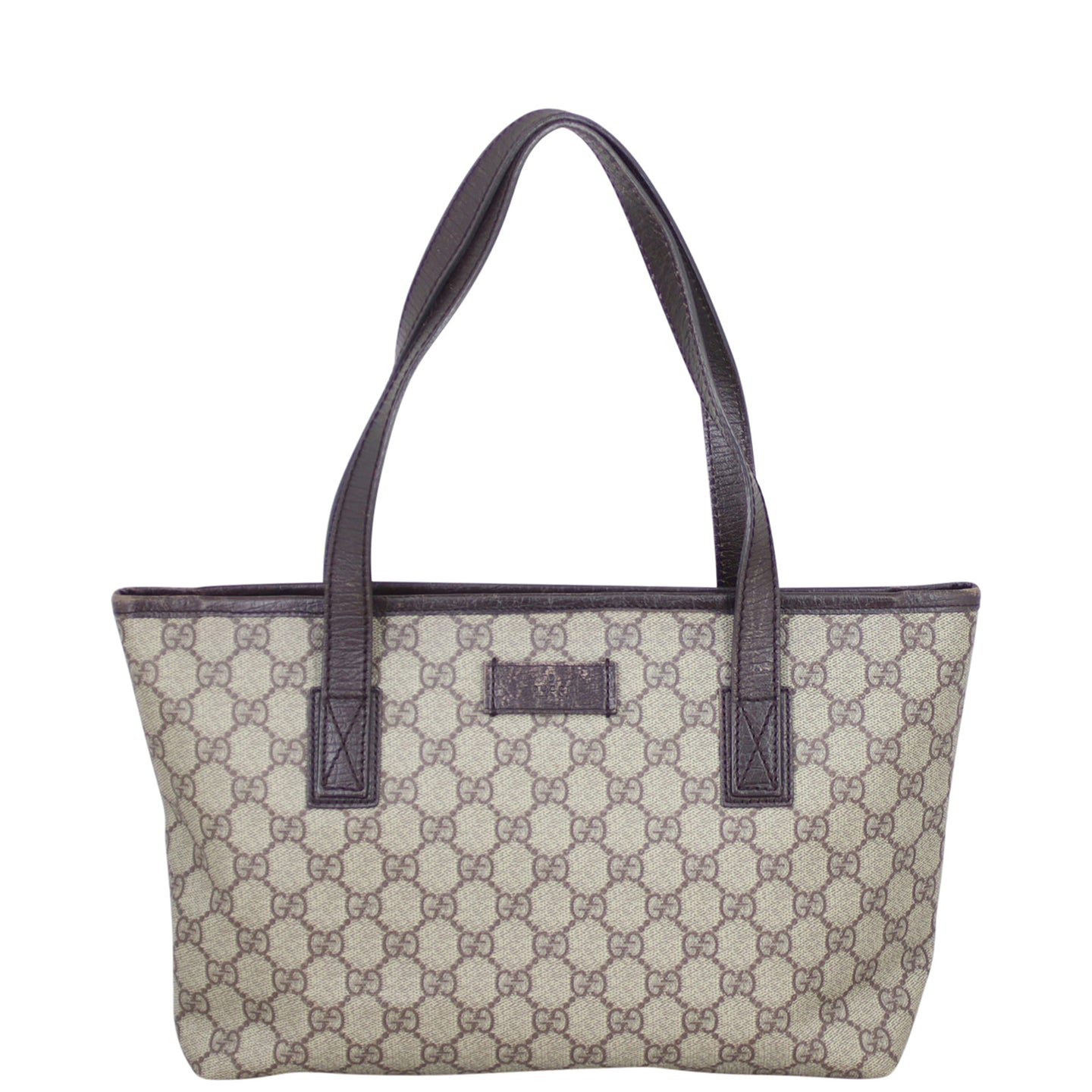 Gucci GG Supreme Zip Tote Front