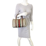 Gucci GG Web Boston Bag Mannequin