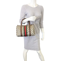 Gucci GG Web Boston Bag Mannequin