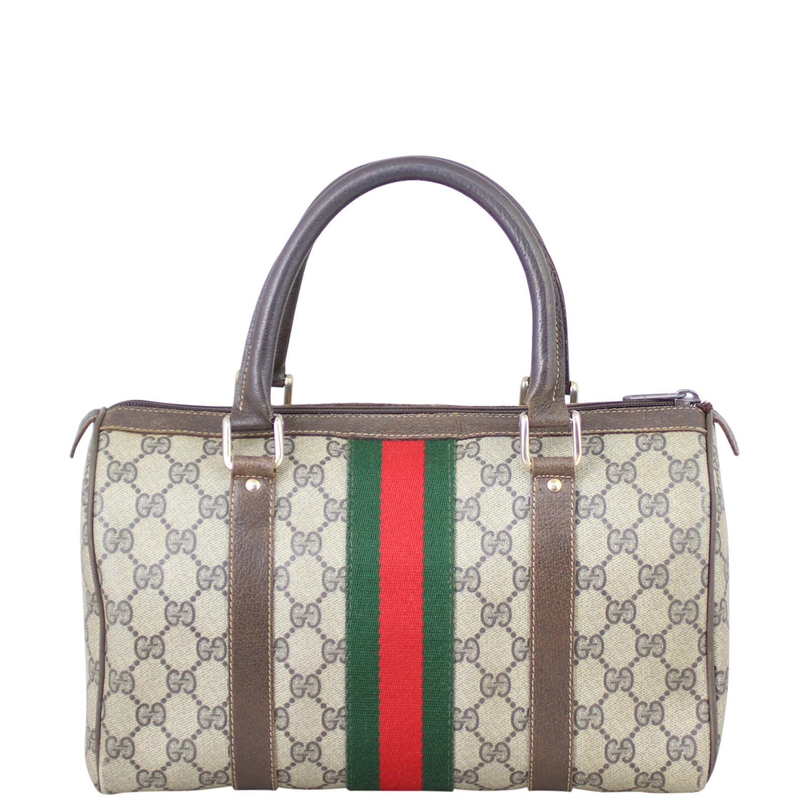 Gucci GG Web Sherry Line Boston Small – Luxe.It.Fwd