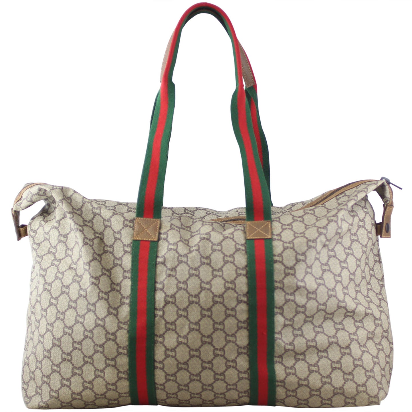 Gucci GG Web Sherry Line Tote Back