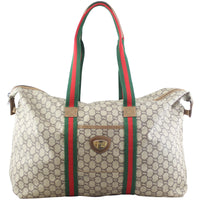 Gucci GG Web Sherry Line Tote Front