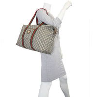 Gucci GG Web Sherry Line Tote Mannequin