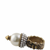 Gucci Glass Pearl Spike Ring right