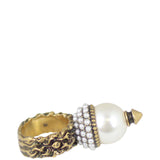 Gucci Glass Pearl Spike Ring Right