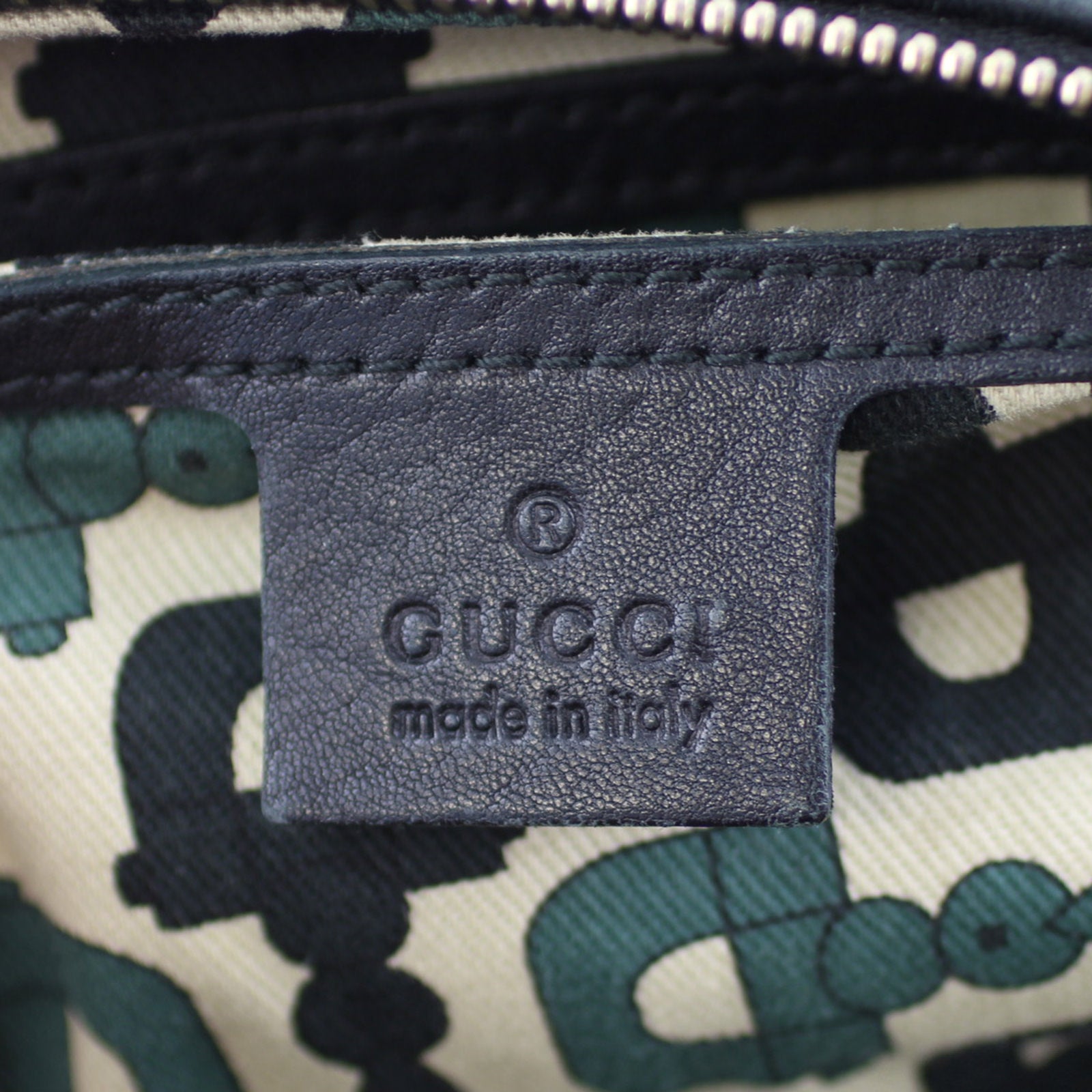 Gucci Guccissima Boston Bag Stamp