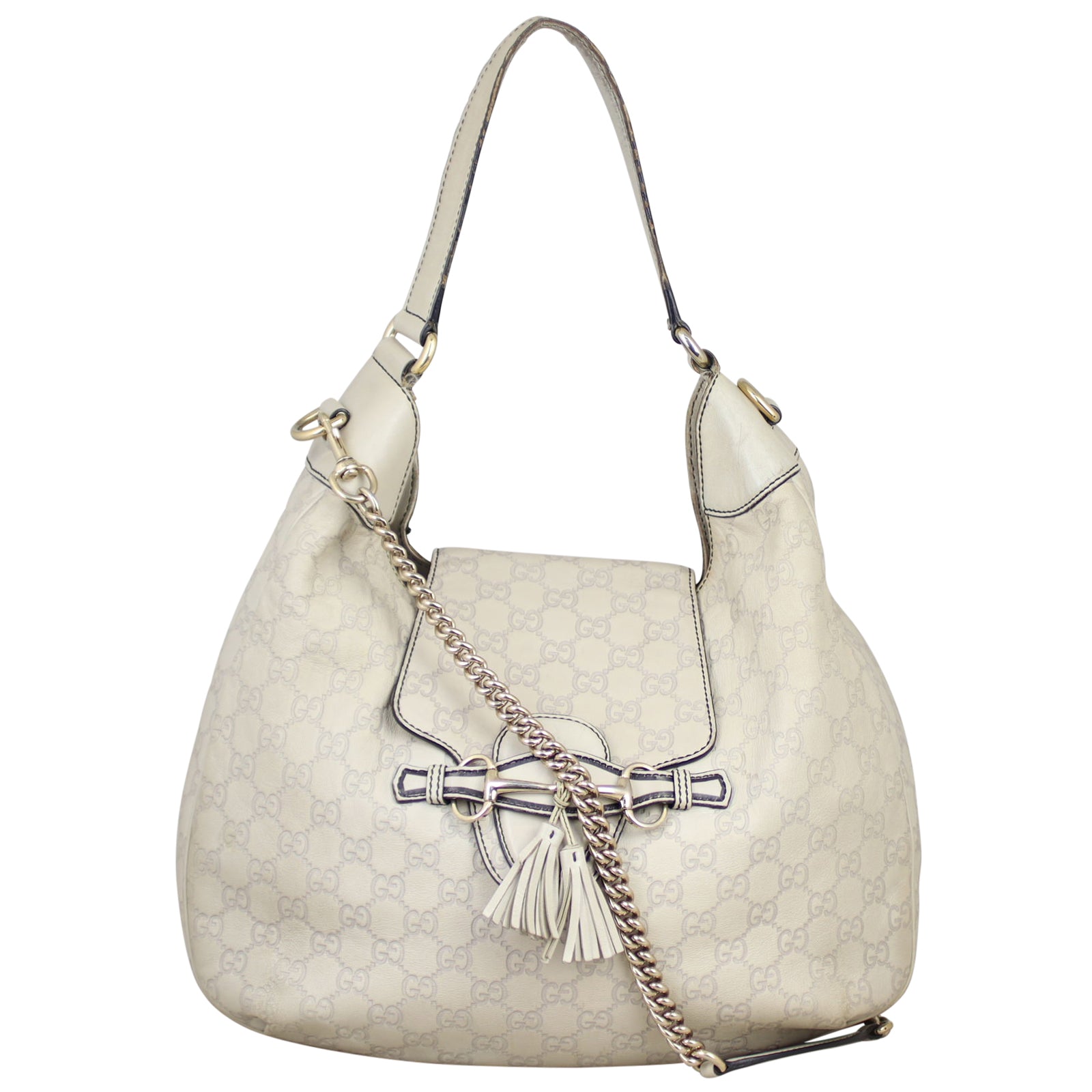 Gucci Guccissima Emily Original Chain Hobo Front
