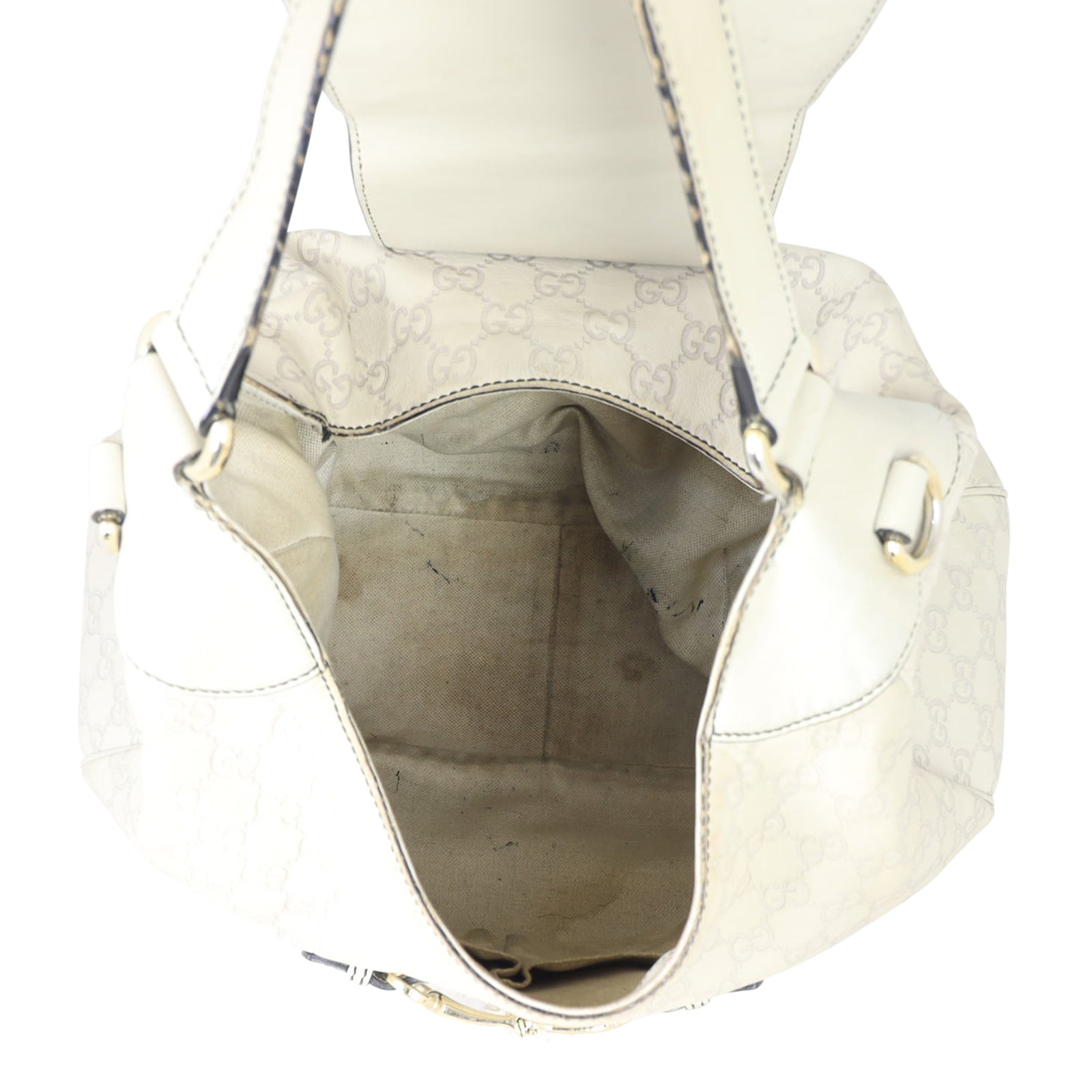 Gucci Guccissima Emily Original Chain Hobo Whole interior