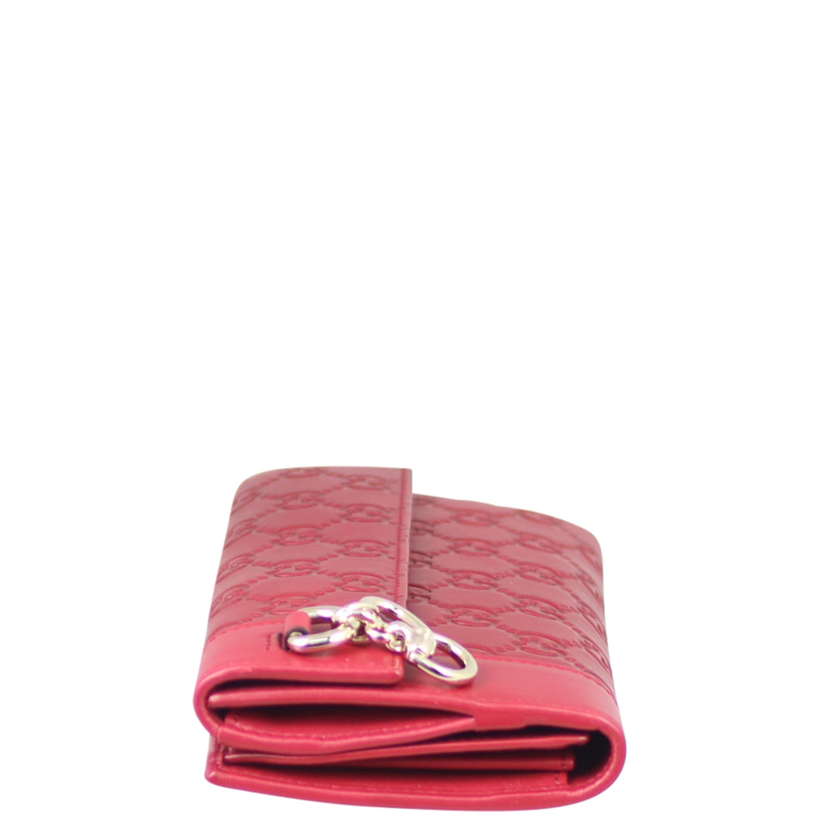 Gucci Heart-Bit Guccissima Continental Wallet Side