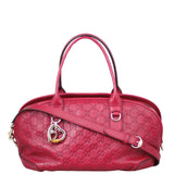 Gucci Heart-Bit Guccissima Satchel Front