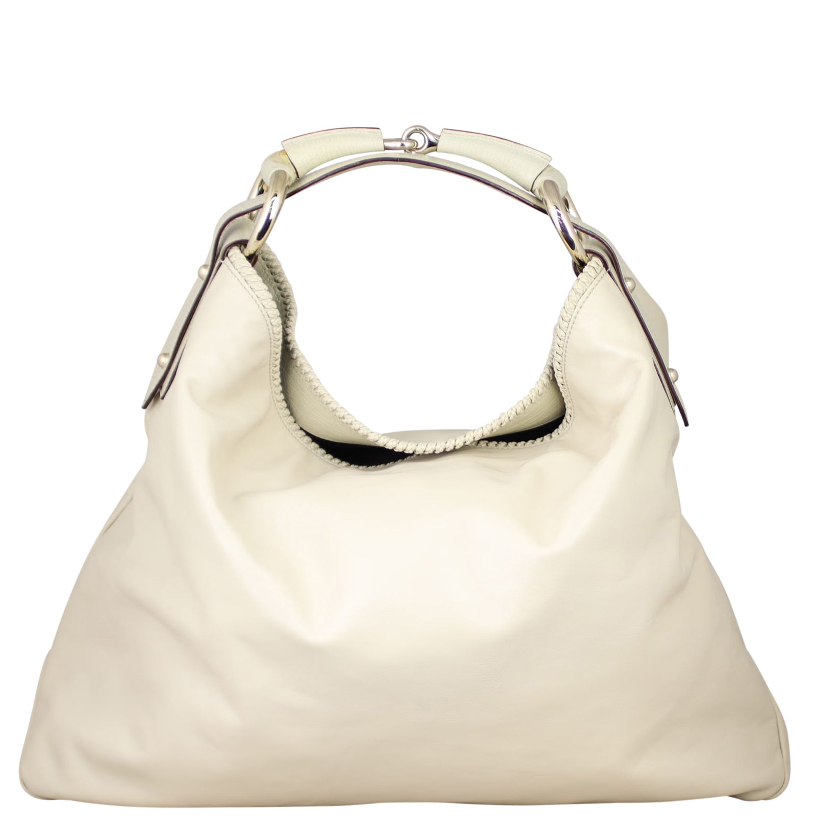 Gucci Horsebit Large Leather Hobo Back