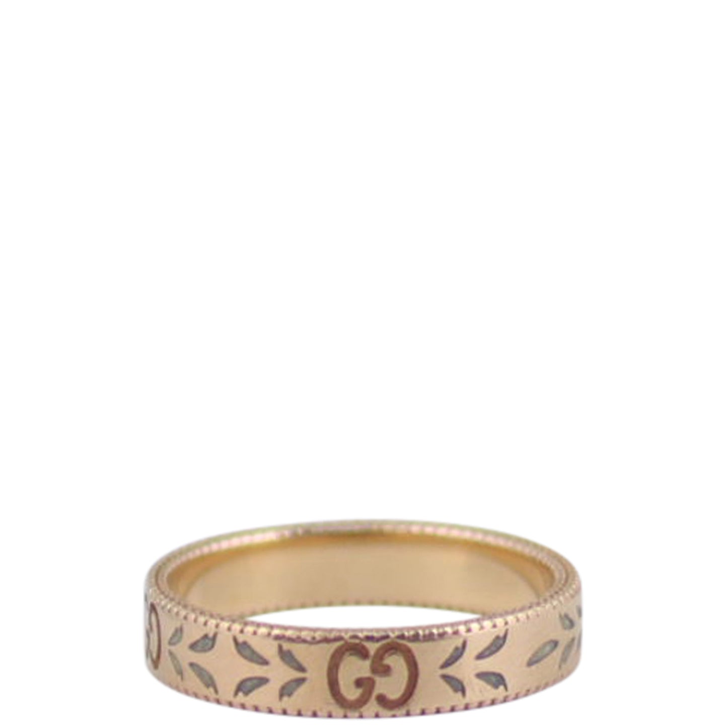 Gucci Icon 18k Rose Gold Ring Front