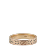 Gucci Icon 18k Rose Gold Ring Side