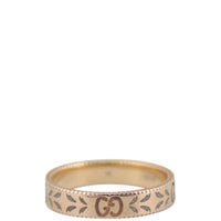 Gucci Icon 18k Rose Gold Ring Side