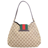 Gucci Ladies Web Hobo Back