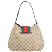 Gucci Ladies Web Hobo Back