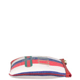 Gucci Linea Merida Striped Canvas Pouch Left