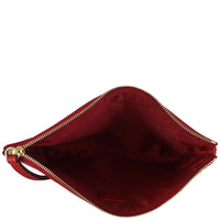 Gucci Linea Merida Striped Canvas Pouch Interior