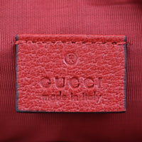 Gucci Linea Merida Striped Canvas Pouch Stamp