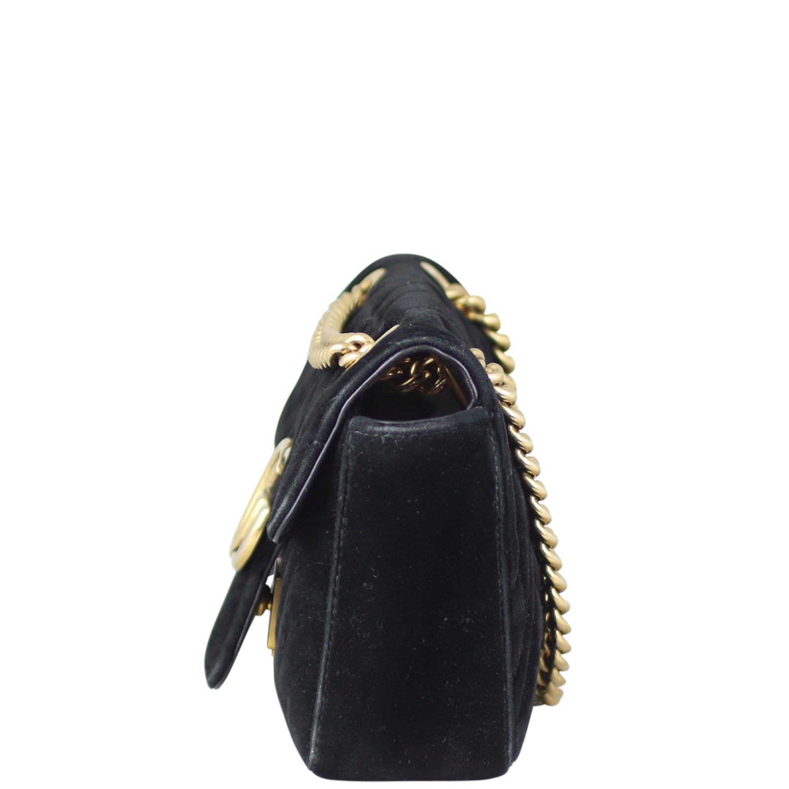 Gucci Marmont GG Velvet Small Left
