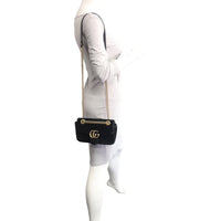 Gucci Marmont GG Velvet Small Mannequin