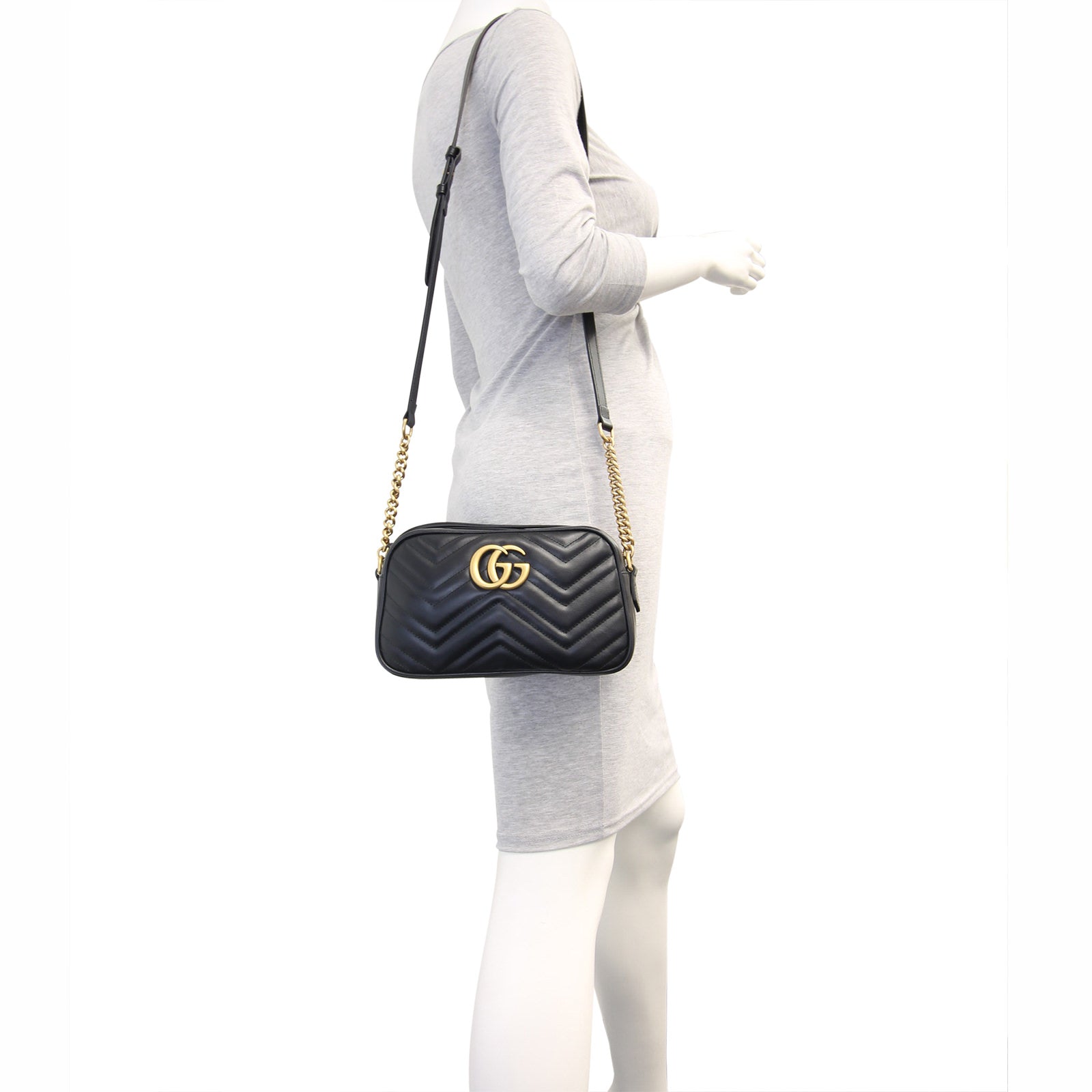 Gucci GG Marmont Small Camera bag mannequin
