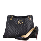 Gucci Marmont Matelasse Medium Tote Shoe