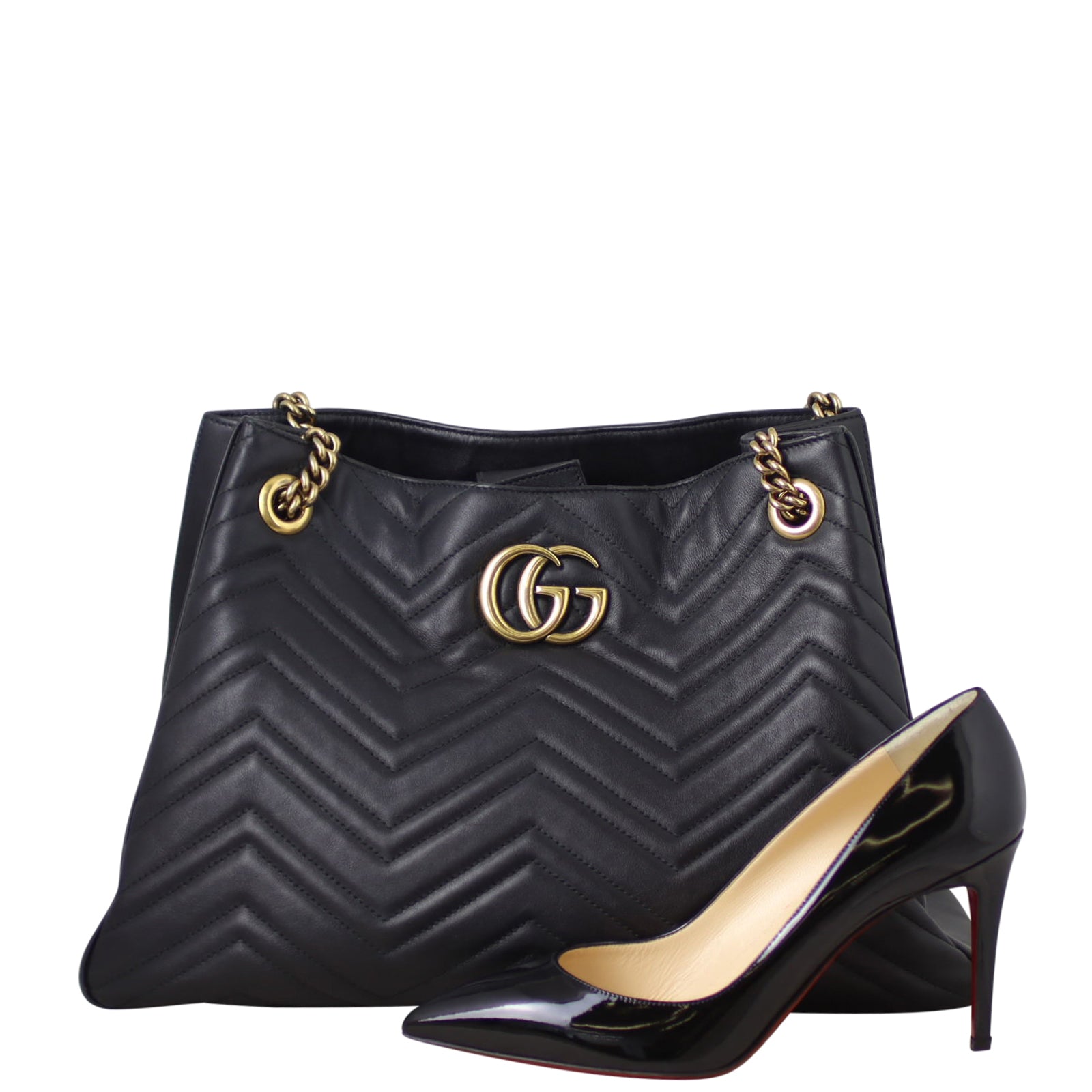 Gucci Marmont Matelasse Medium Tote Shoe