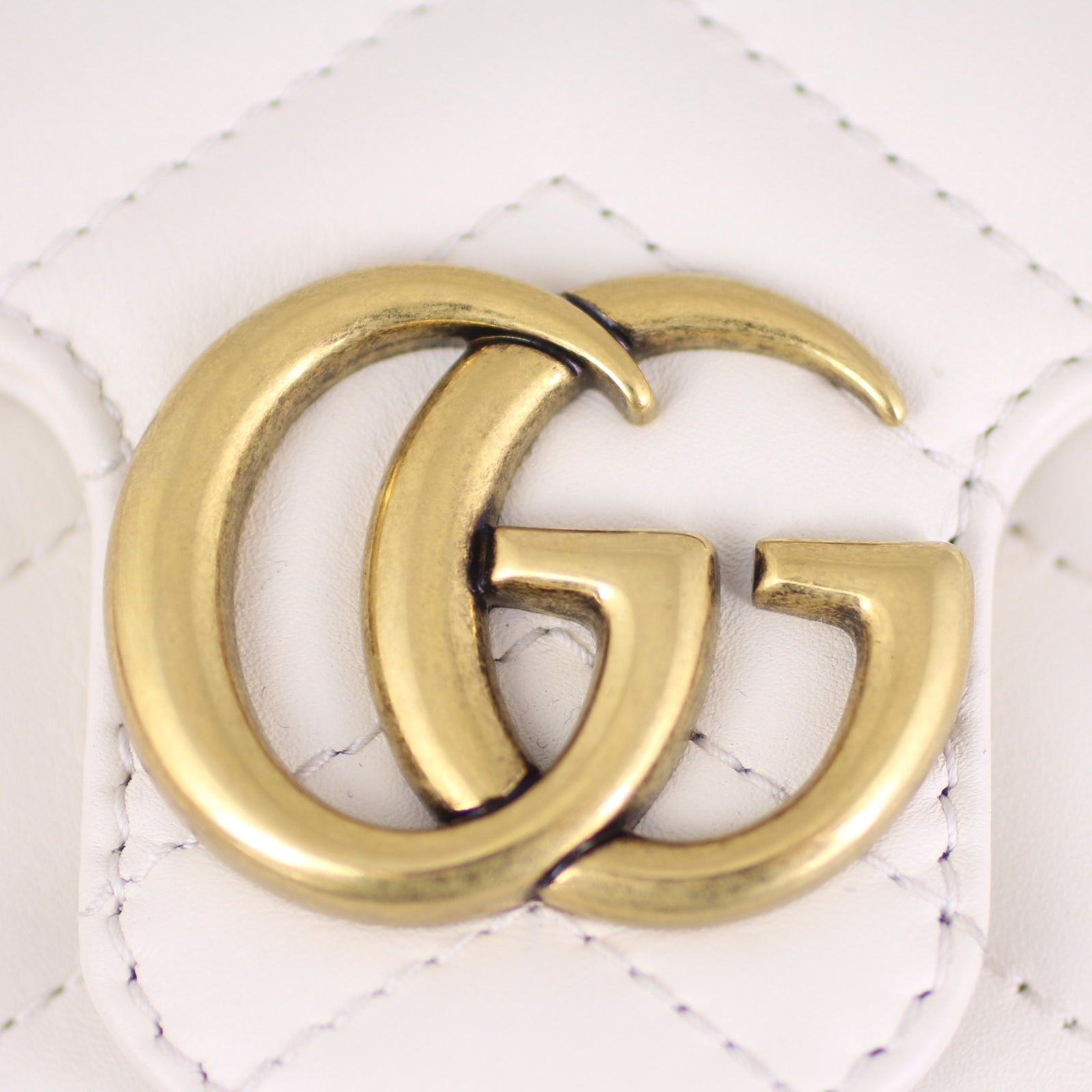 Gucci Marmont Super Matelassé Mini Bag Logo