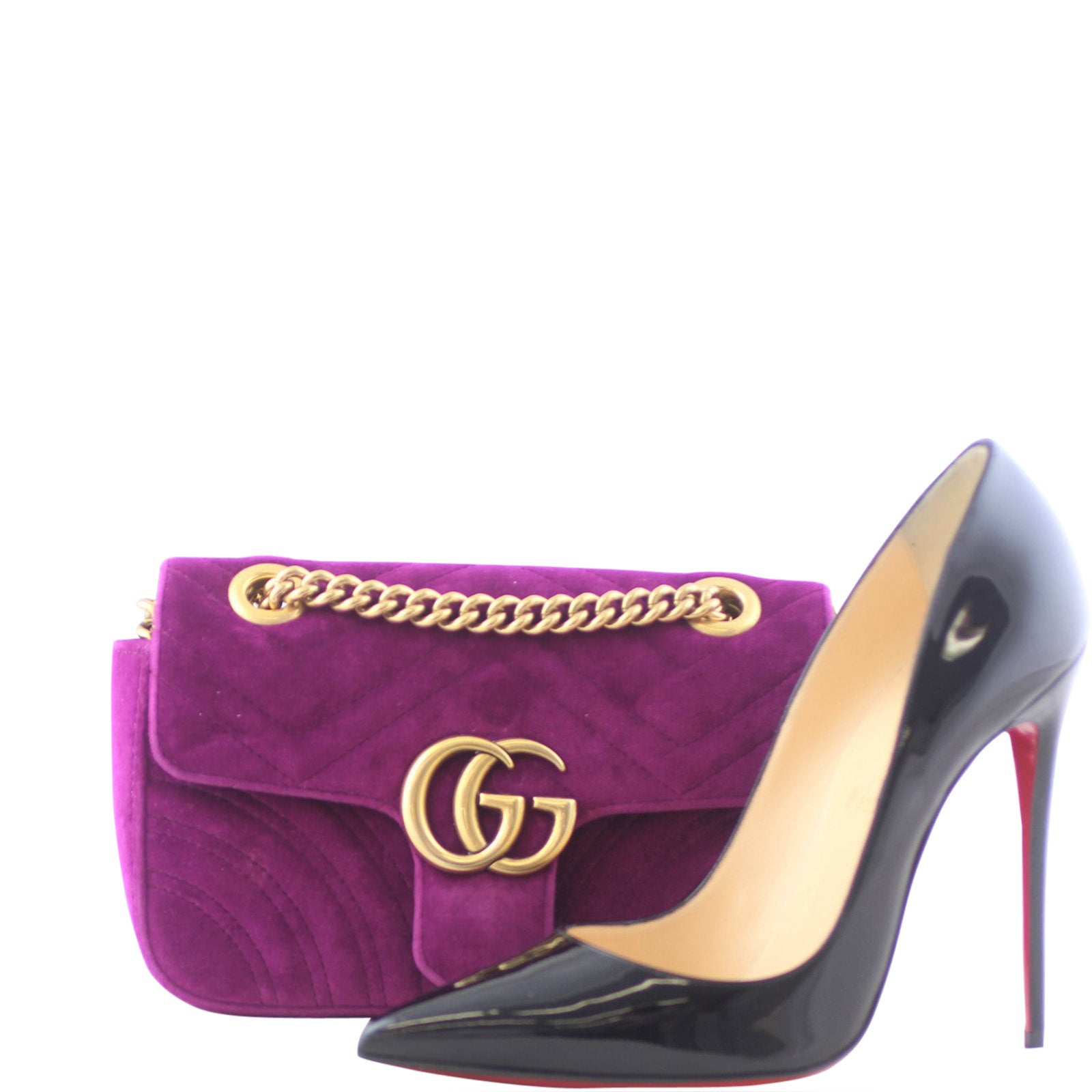 Gucci Marmont Velvet Mini Scale