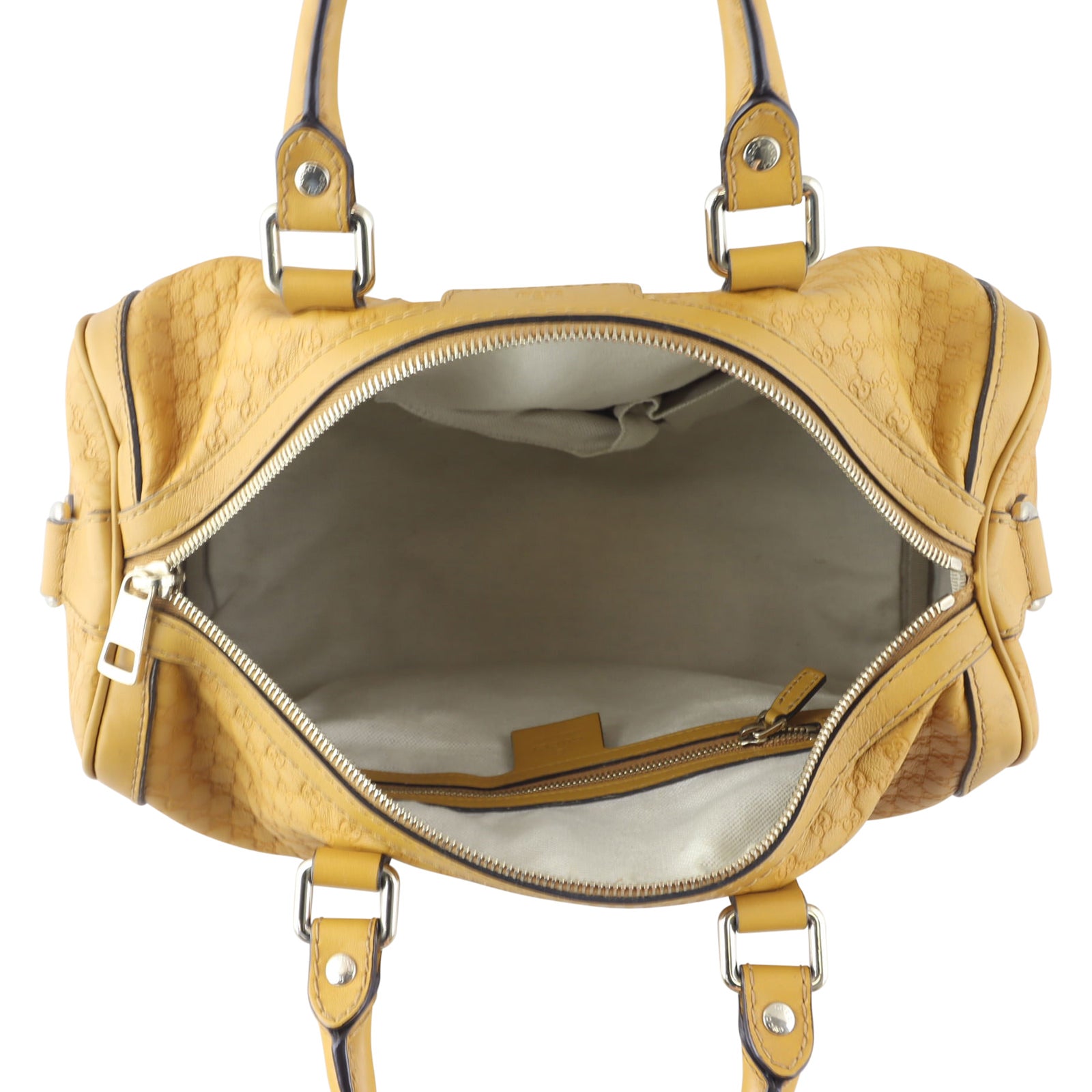 Gucci Microguccissima Boston Interior