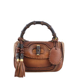 Gucci New Bamboo Stud-Embellished Bag Medium Front