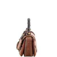 Gucci New Bamboo Stud-Embellished Bag Medium Left