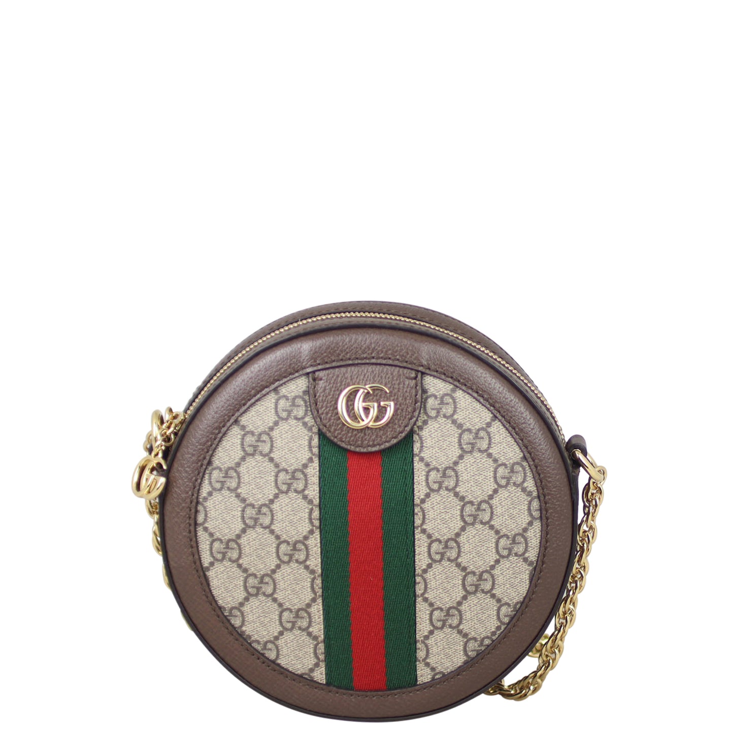 Gucci Ophidia Round Mini Shoulder Bag Front