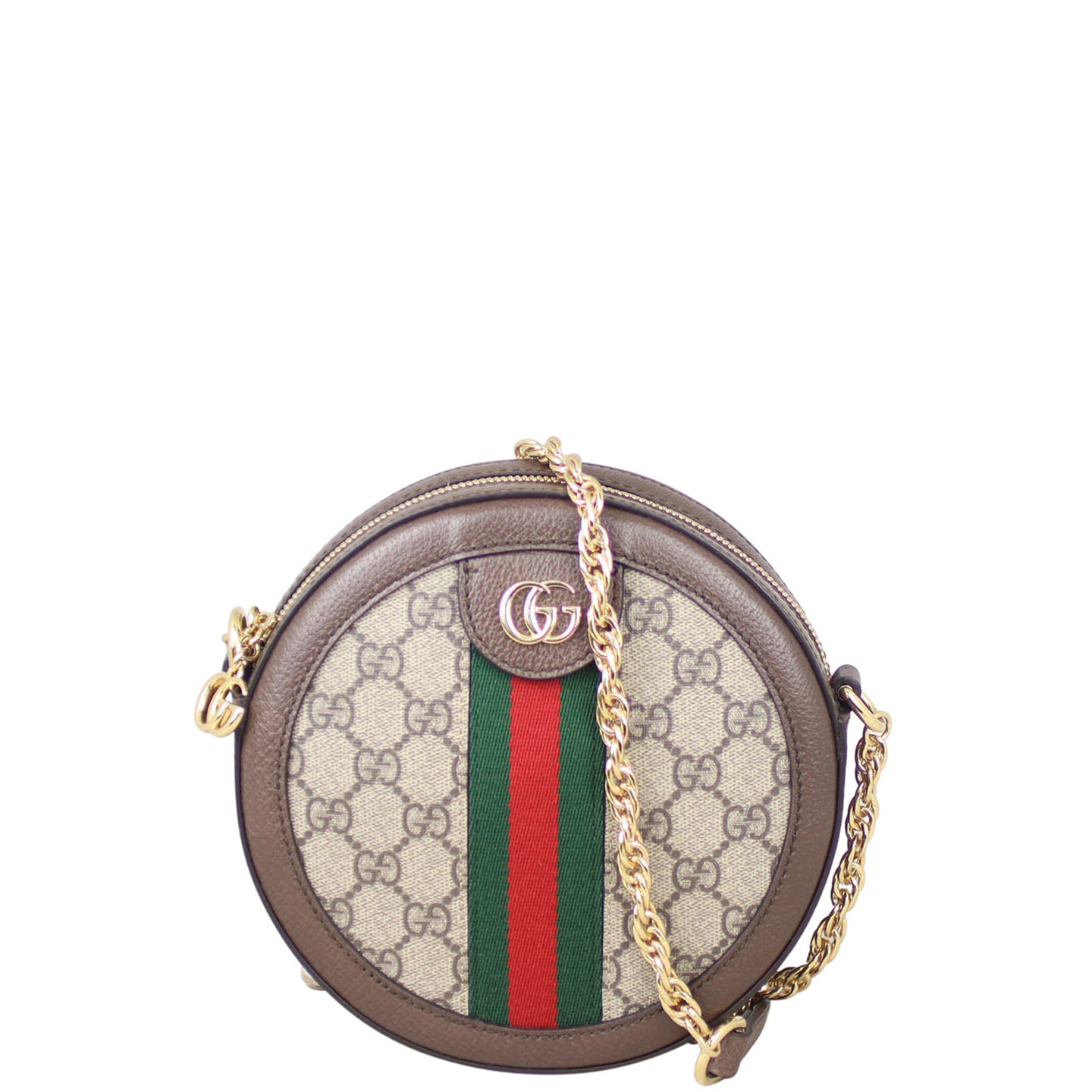 Gucci Ophidia Round Mini Shoulder Bag Front
