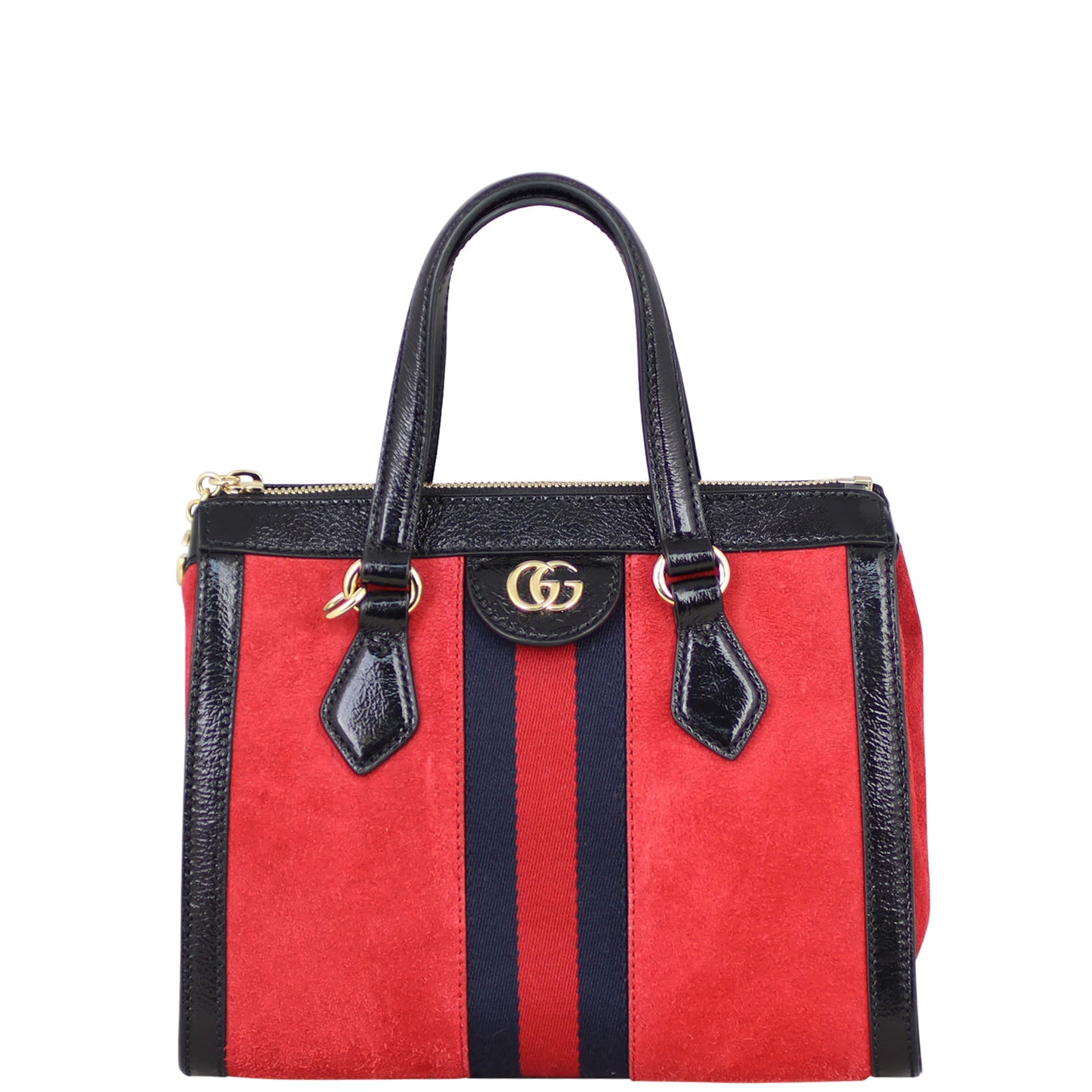 Gucci Ophidia Suede Tote Small Front
