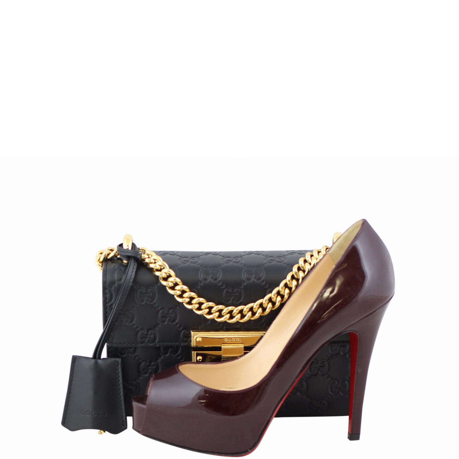 Gucci Padlock Small Signature Shoulder Bag Scale