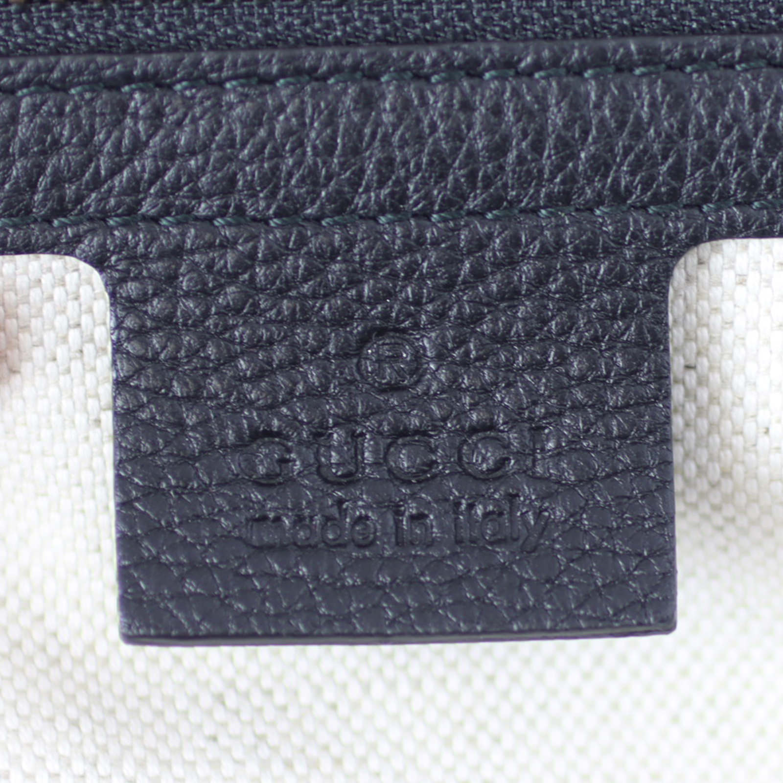 Gucci Print Half-Moon Hobo Bag Stamp