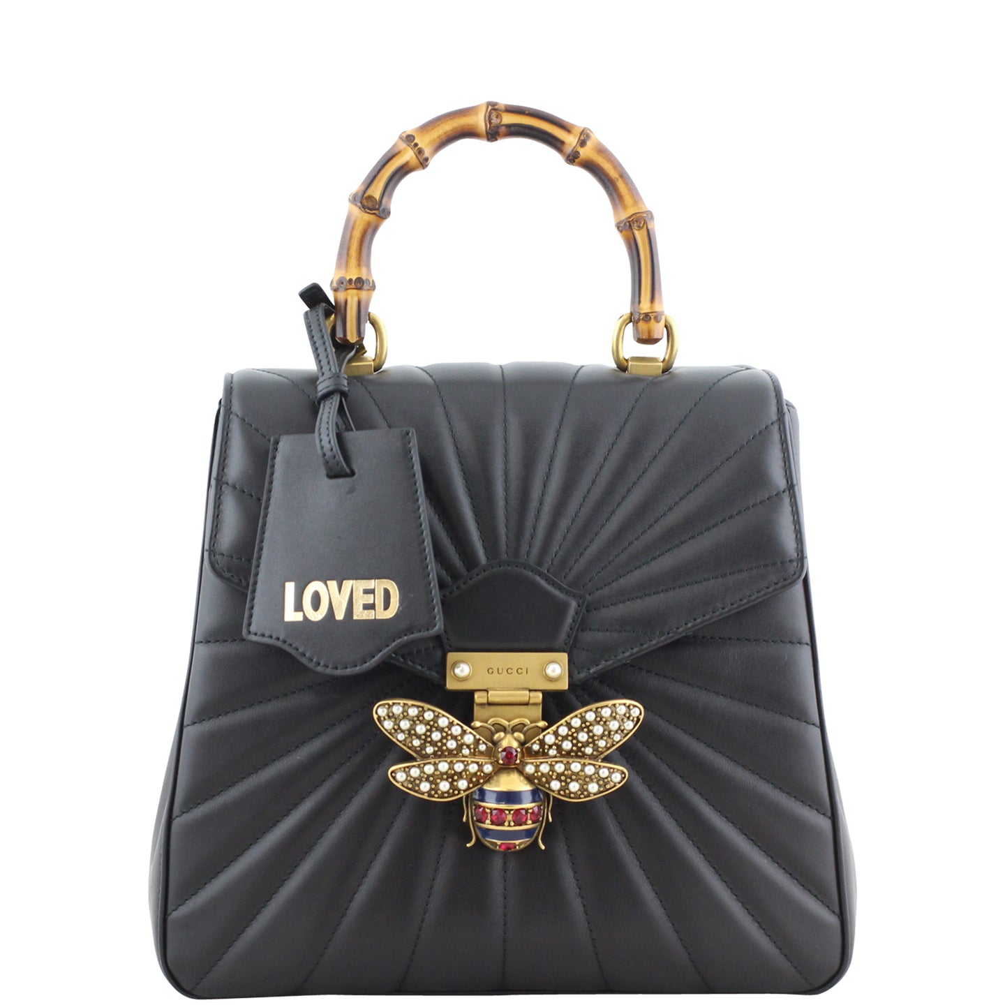 Gucci Queen Margaret Quilted Leather Backpack Front