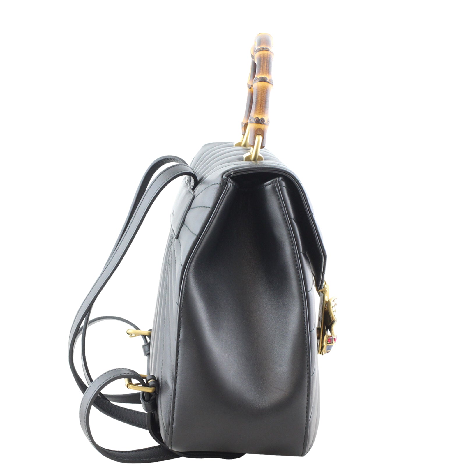 Gucci Queen Margaret Quilted Leather Backpack Right