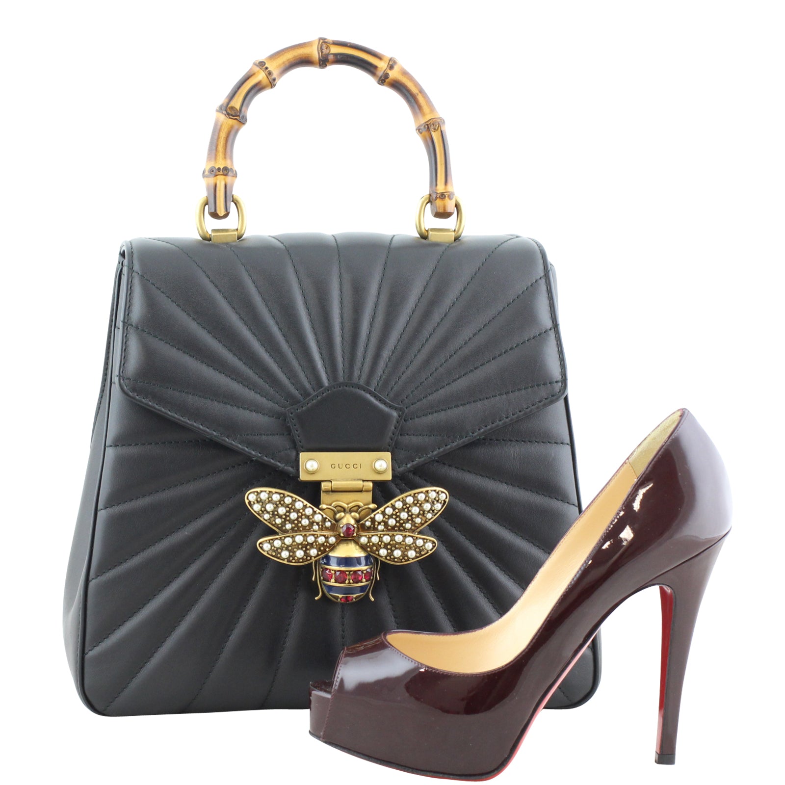 Gucci Queen Margaret Quilted Leather Backpack Scale