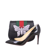 Gucci Small Linea Crystal Butterfly Shoulder Bag Shoe