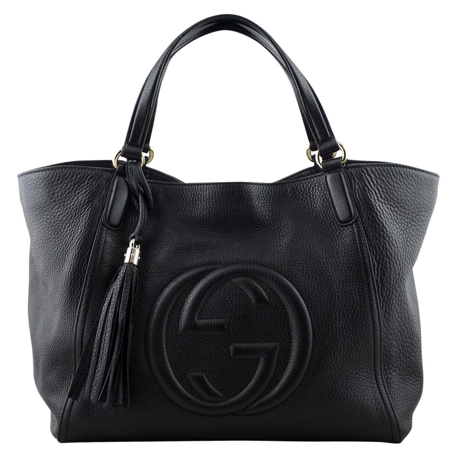 Gucci Soho Shoulder Bag Front sides out