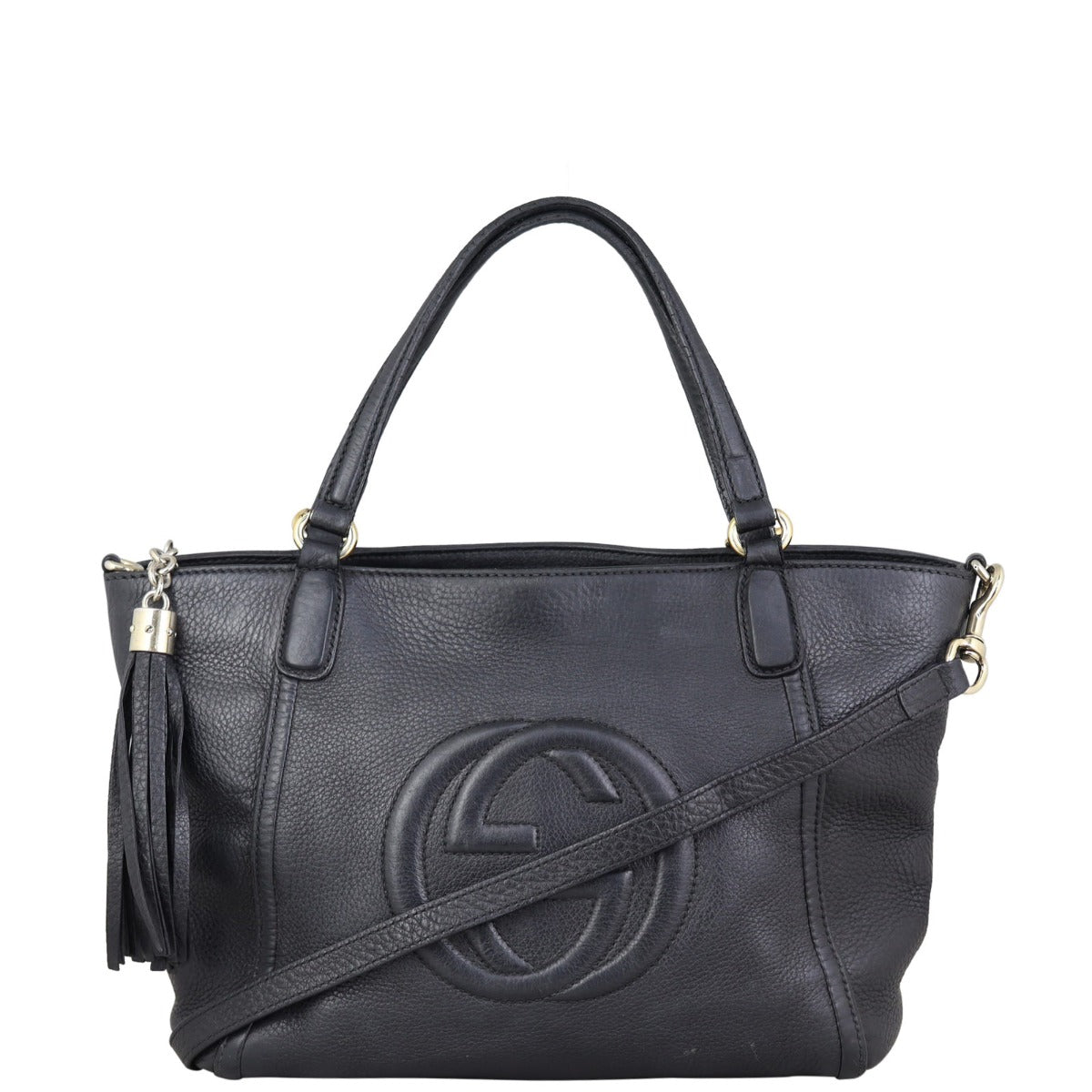 Gucci Soho Cellarius Tote Front with Strap