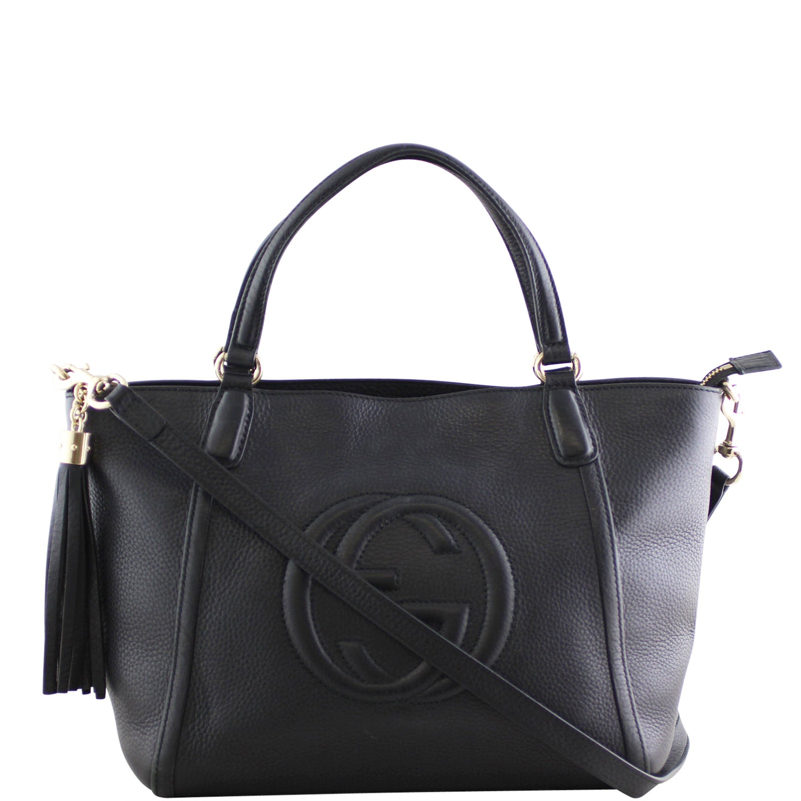 Gucci Soho Cellarius Tote Front w Strap