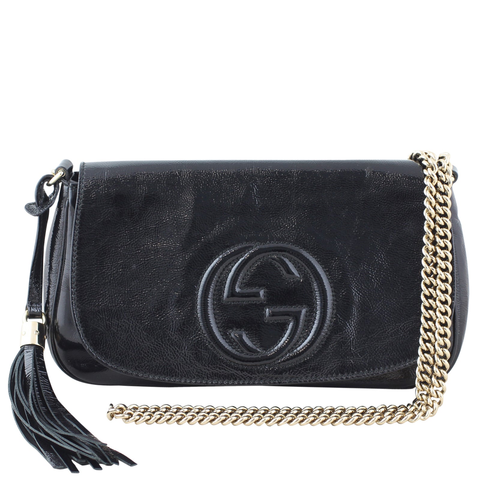 Gucci Soho Chain Crossbody Bag Front