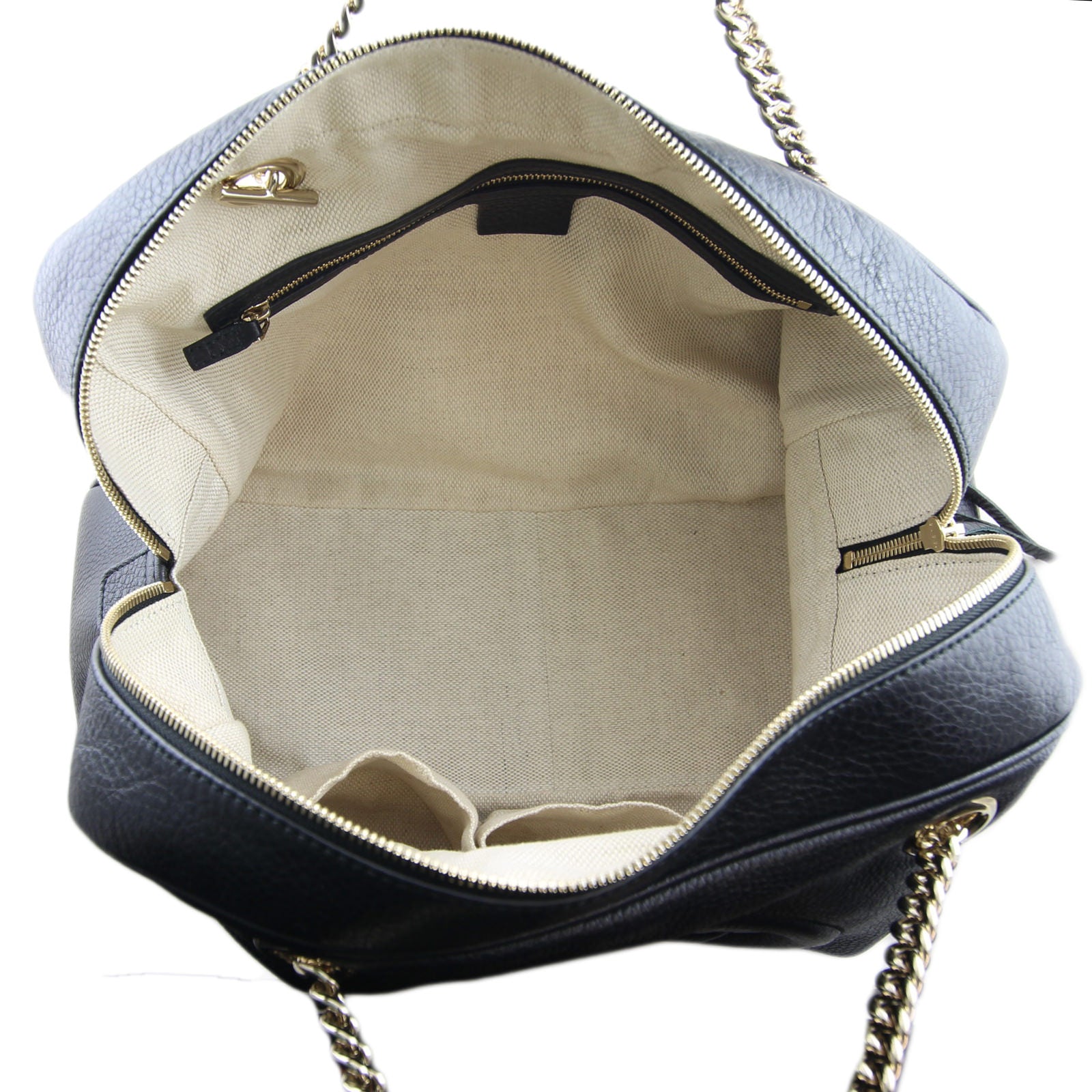 Gucci Soho Chain Bag interior